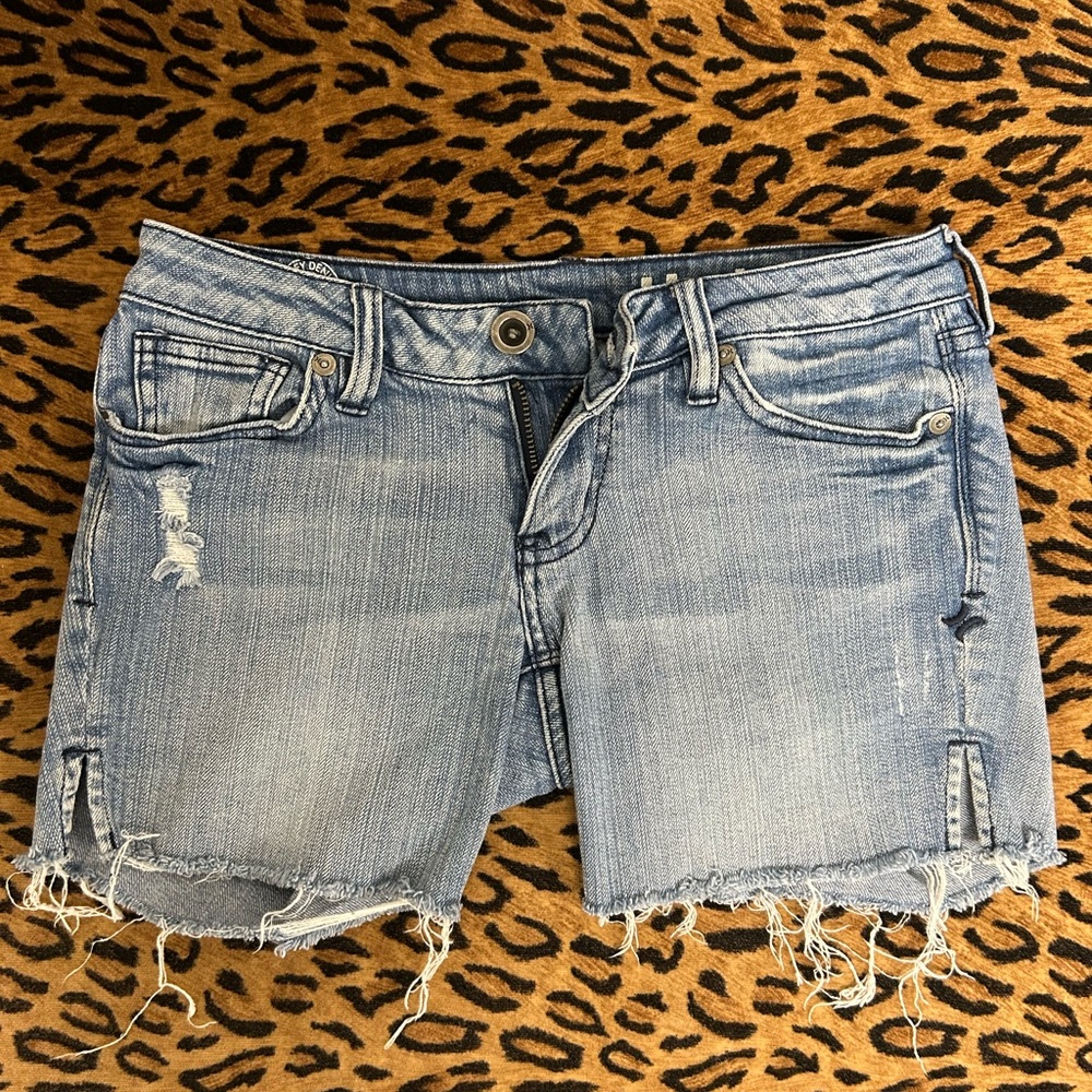 Vintage Hurley Distressed Denim Shorts